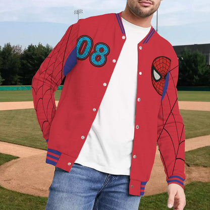 Spider Movie - Personalized Kid Varsity Jacket