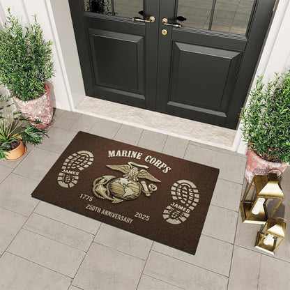 250th Anniversary - Personalized Veteran Non-Slip Tufted Rug