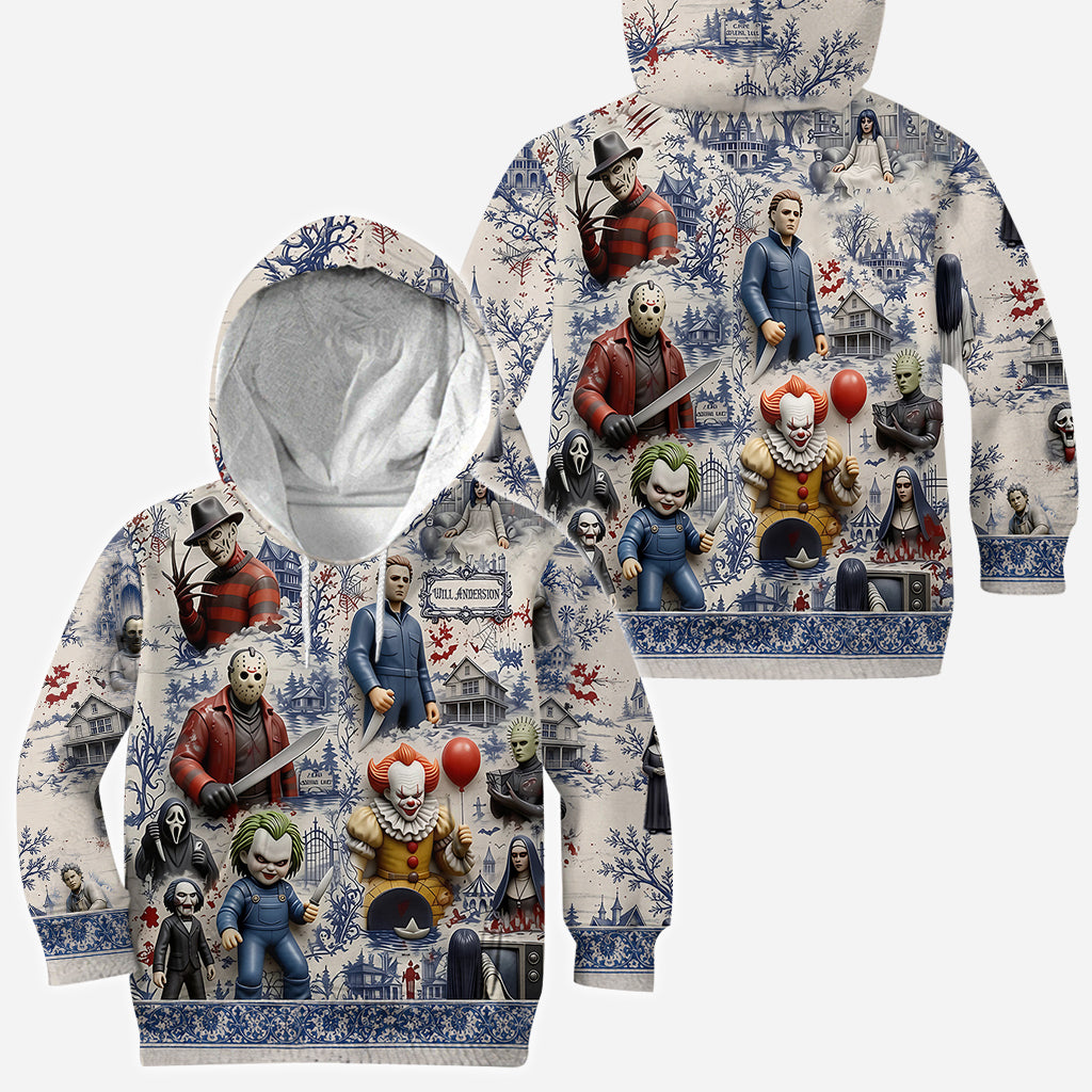 Horror Fan - Personalized Horror Character All Over Shirt
