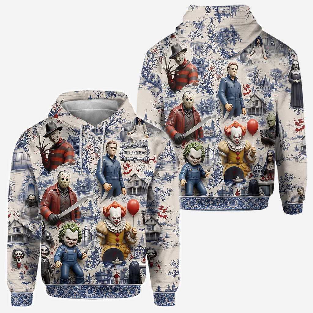 Horror Fan - Personalized Horror Character All Over Shirt