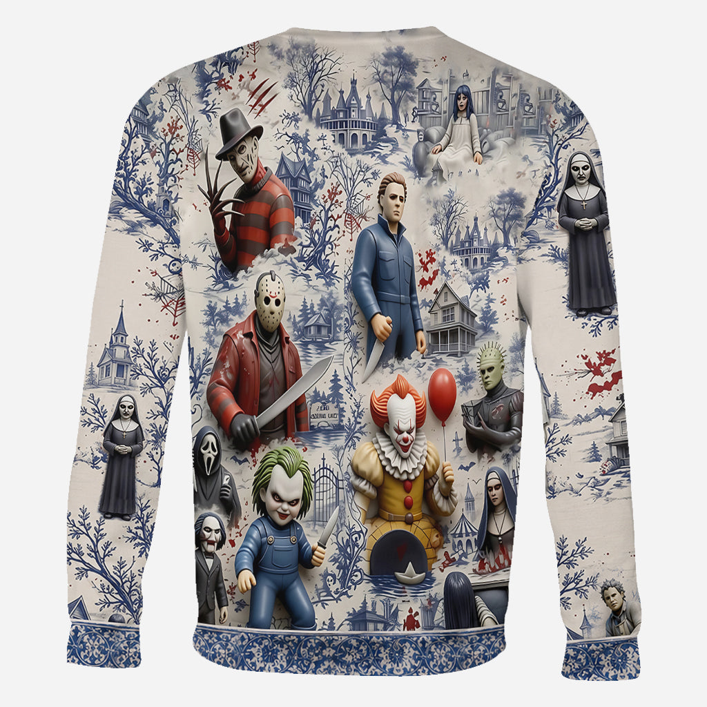 Horror Fan - Personalized Horror Character All Over Shirt