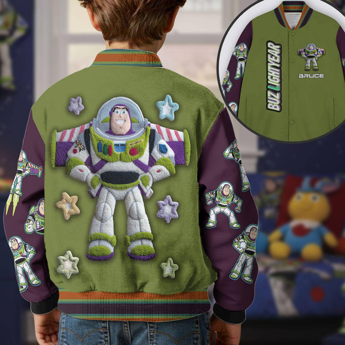 Magic Toy - Personalized Movie For Kids Varsity Jacket