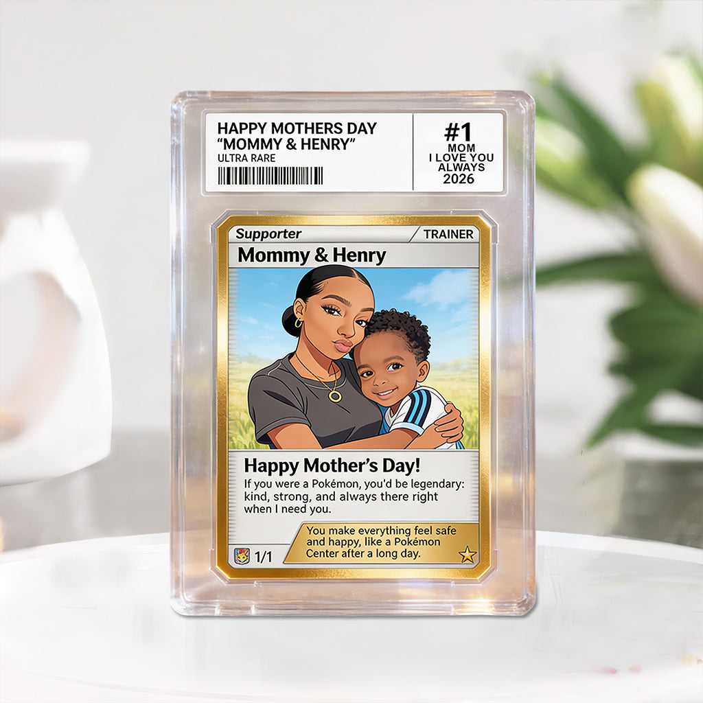 Super No1 Mom - Personalized Monster Trainer Custom Shaped Acrylic Plaque