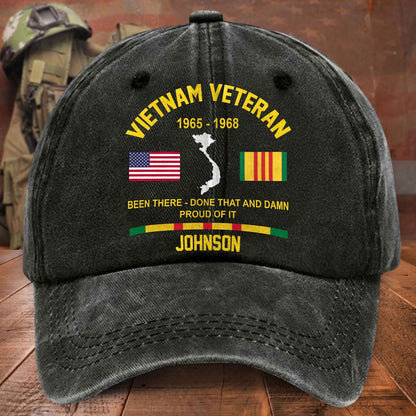 I'm A Veteran - Personalized Veteran Classic Cap