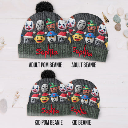 Scary Hat - Personalized Horror Character Beanie Hat