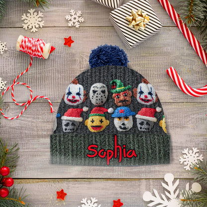 Scary Hat - Personalized Horror Character Beanie Hat