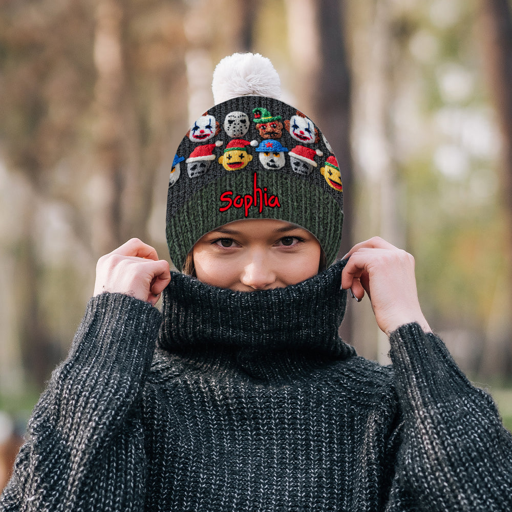 Scary Hat - Personalized Horror Character Beanie Hat