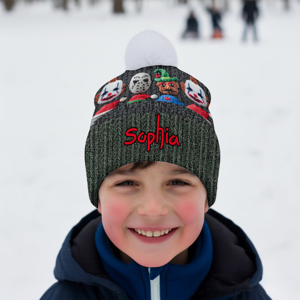 Scary Hat - Personalized Horror Character Beanie Hat