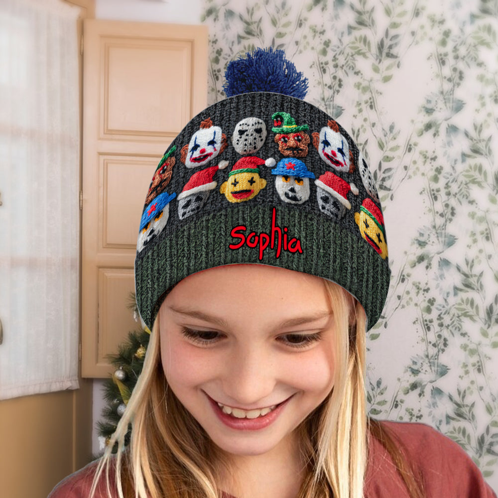 Scary Hat - Personalized Horror Character Beanie Hat