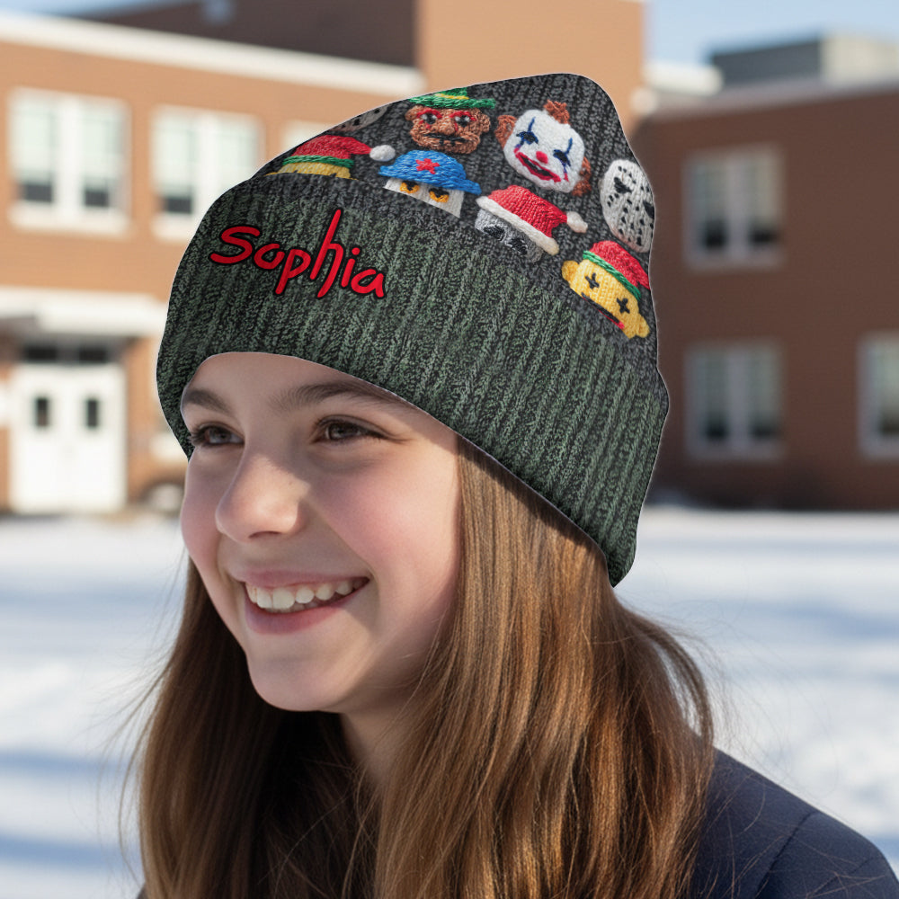 Scary Hat - Personalized Horror Character Beanie Hat