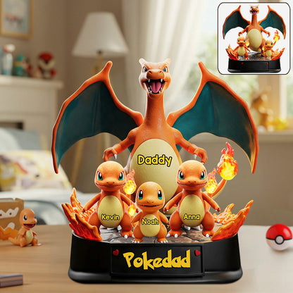 Gamer Daddy - Personalized Monster Trainer Custom Shaped Acrylic Plaque