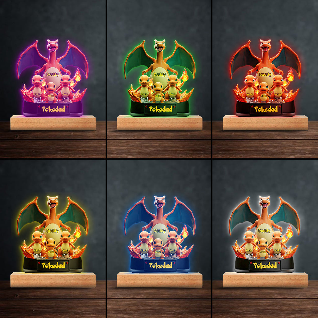 Gamer Daddy - Personalized Monster Trainer Custom Shaped Acrylic Plaque