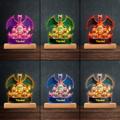 Gamer Daddy - Personalized Monster Trainer Custom Shaped Acrylic Plaque