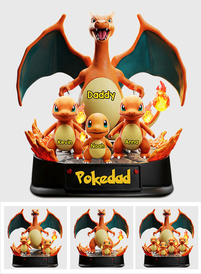 Gamer Daddy - Personalized Monster Trainer Custom Shaped Acrylic Plaque