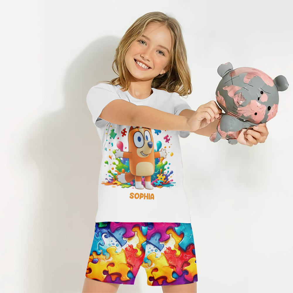 Accept Love Understand - Personalized Autism Awareness Kid T-shirt & Shorts