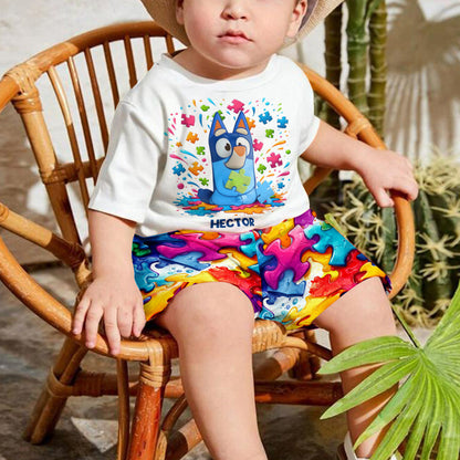 Accept Love Understand - Personalized Autism Awareness Kid T-shirt & Shorts
