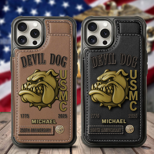 250th Anniversary - Personalized Veteran Wallet Phone Case