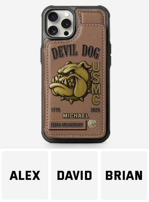 250th Anniversary - Personalized Veteran Wallet Phone Case