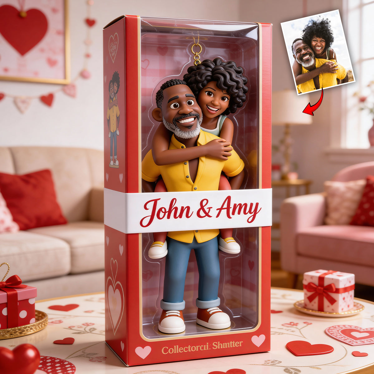 Couple Gift - Personalized Couple Custom Shaped Acrylic Plaque