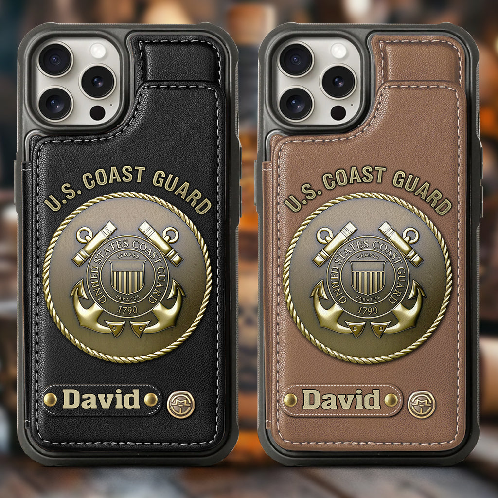 Honor Respect Devotion To Duty - Personalized Veteran Wallet Phone Case