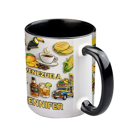 Stand Strong Venezuela - Personalized Expats Accent Mug