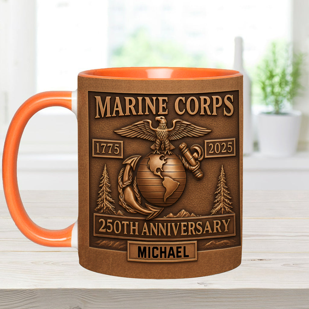 Proud Veteran - Personalized Veteran Accent Mug