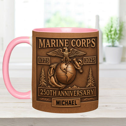 Proud Veteran - Personalized Veteran Accent Mug