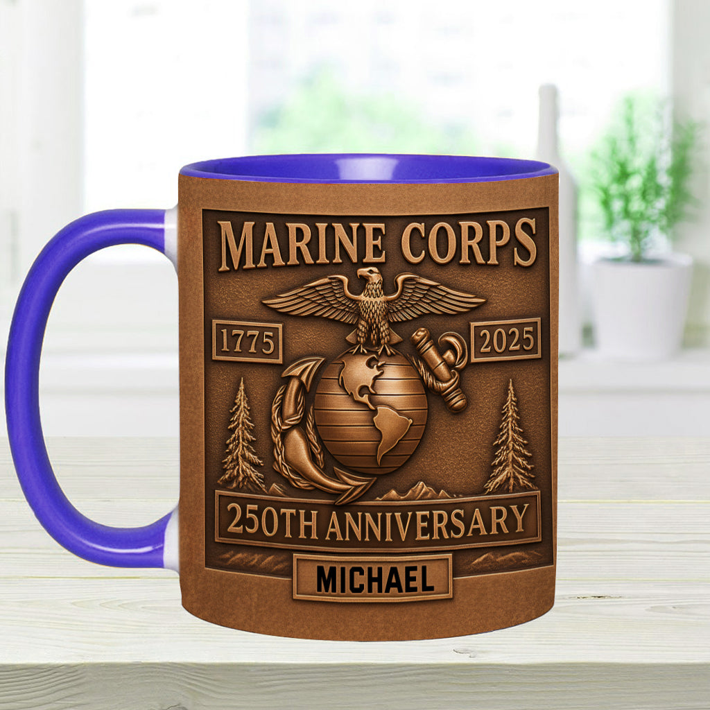 Proud Veteran - Personalized Veteran Accent Mug