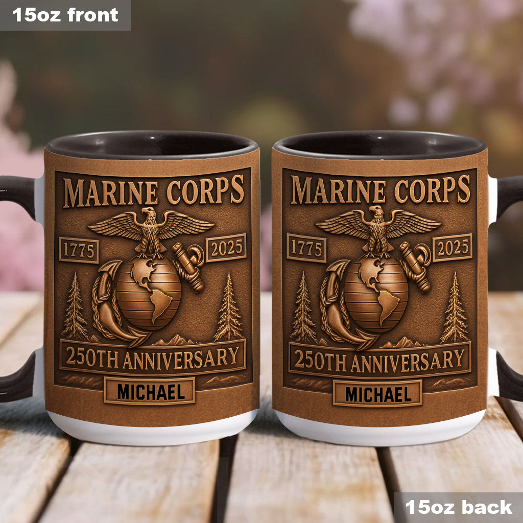 Proud Veteran - Personalized Veteran Accent Mug