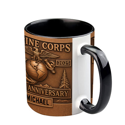 Proud Veteran - Personalized Veteran Accent Mug