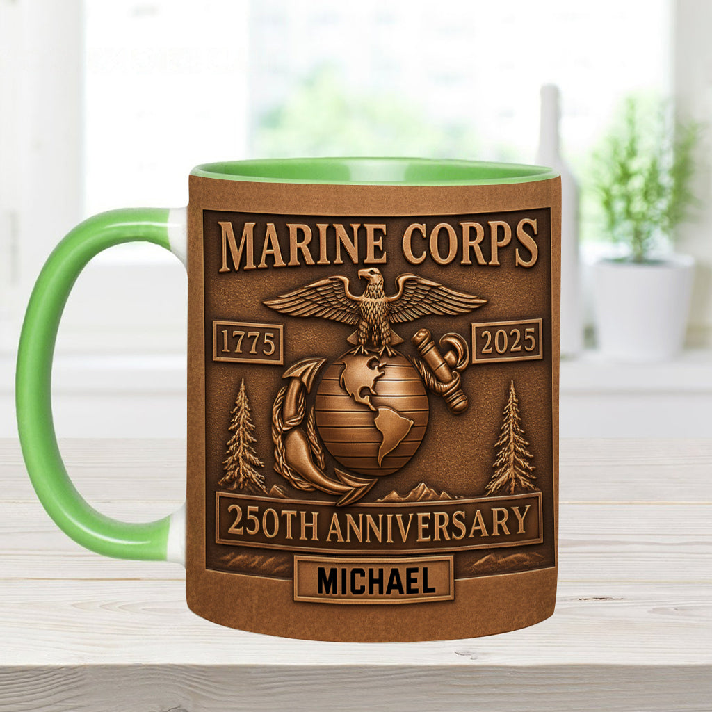 Proud Veteran - Personalized Veteran Accent Mug