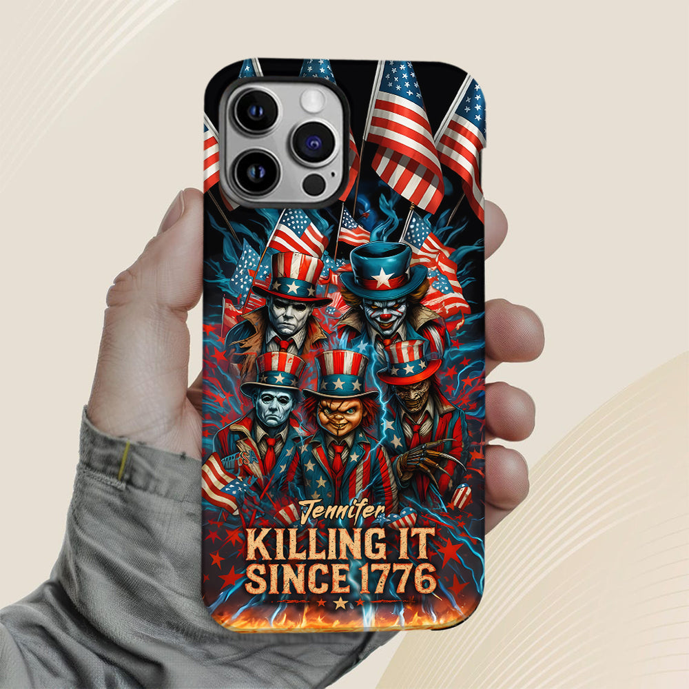 Killing It Since 1776 - Personalized Full Print Phone Case