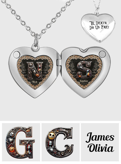 Til Death Do Us Part - Personalized Nightmare Locket Pendant Necklace