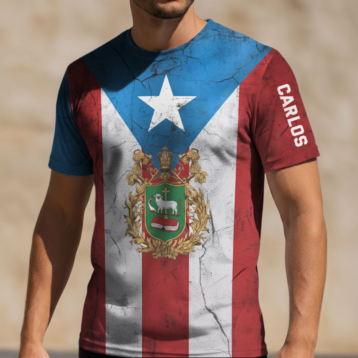 Puerto Rico Pride - Personalized Expats All Over Shirt