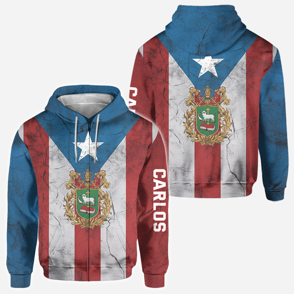 Puerto Rico Pride - Personalized Expats All Over Shirt