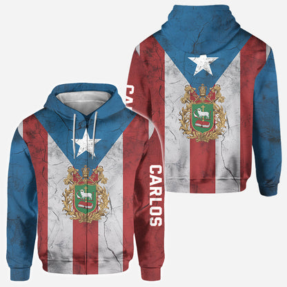 Puerto Rico Pride - Personalized Expats All Over Shirt
