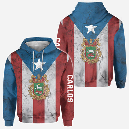 Puerto Rico Pride - Personalized Expats All Over Shirt