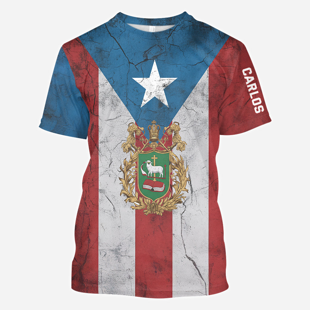 Puerto Rico Pride - Personalized Expats All Over Shirt