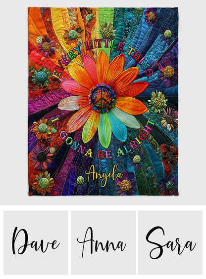 Hippie Soul - Personalized Hippie Blanket
