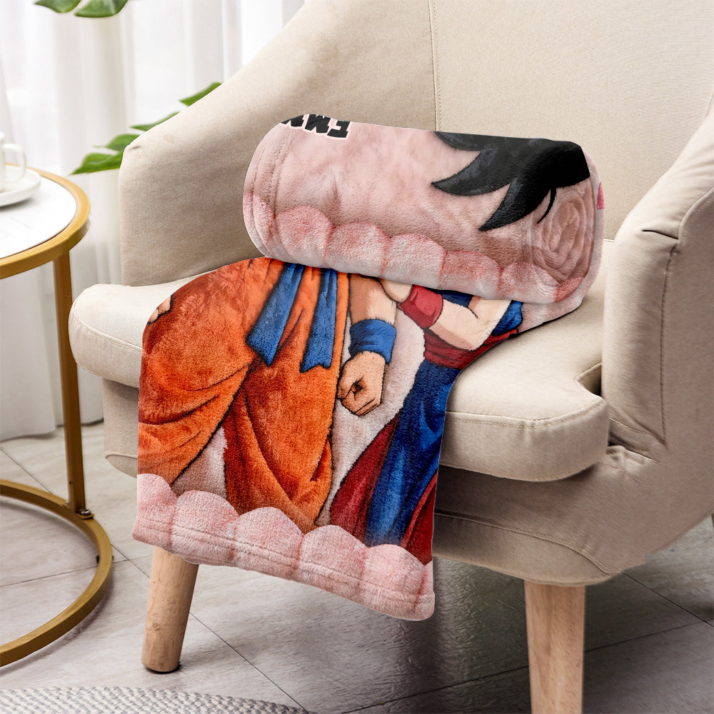 You And Me - Personalized Seven Balls Blanket