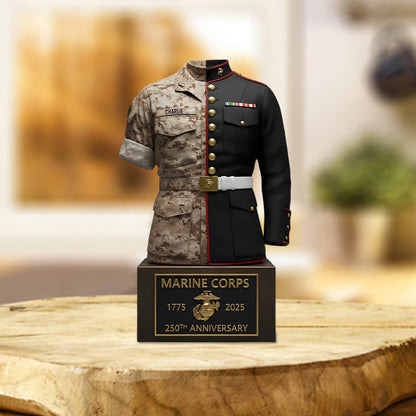 250th Anniversary - Personalized Veteran Custom Shaped Acrylic Plaque