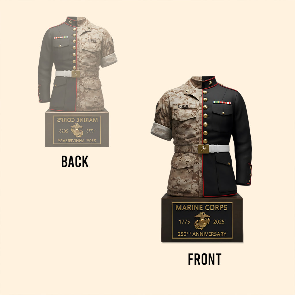 250th Anniversary - Personalized Veteran Custom Shaped Acrylic Plaque