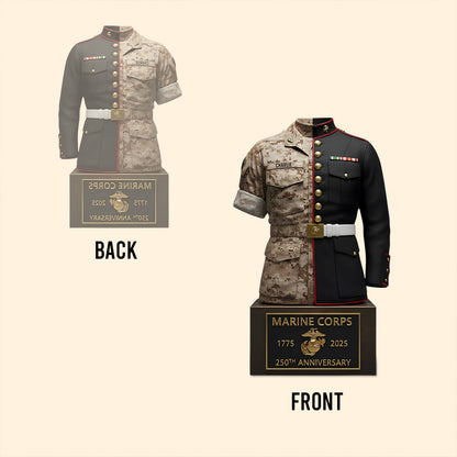 250th Anniversary - Personalized Veteran Custom Shaped Acrylic Plaque