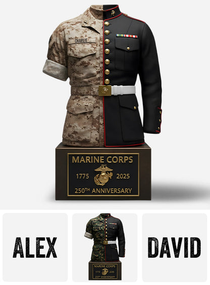 250th Anniversary - Personalized Veteran Custom Shaped Acrylic Plaque