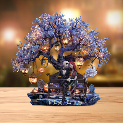 Till Death Do Us Part - Personalized Nightmare Custom Shaped Acrylic Plaque