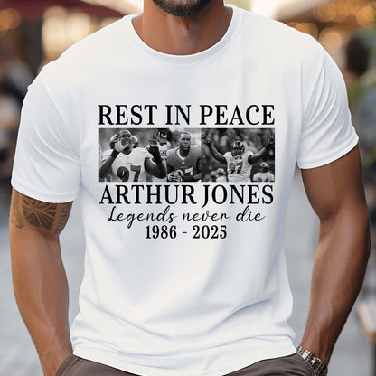 Rest In Peace - Football T-shirt And Hoodie