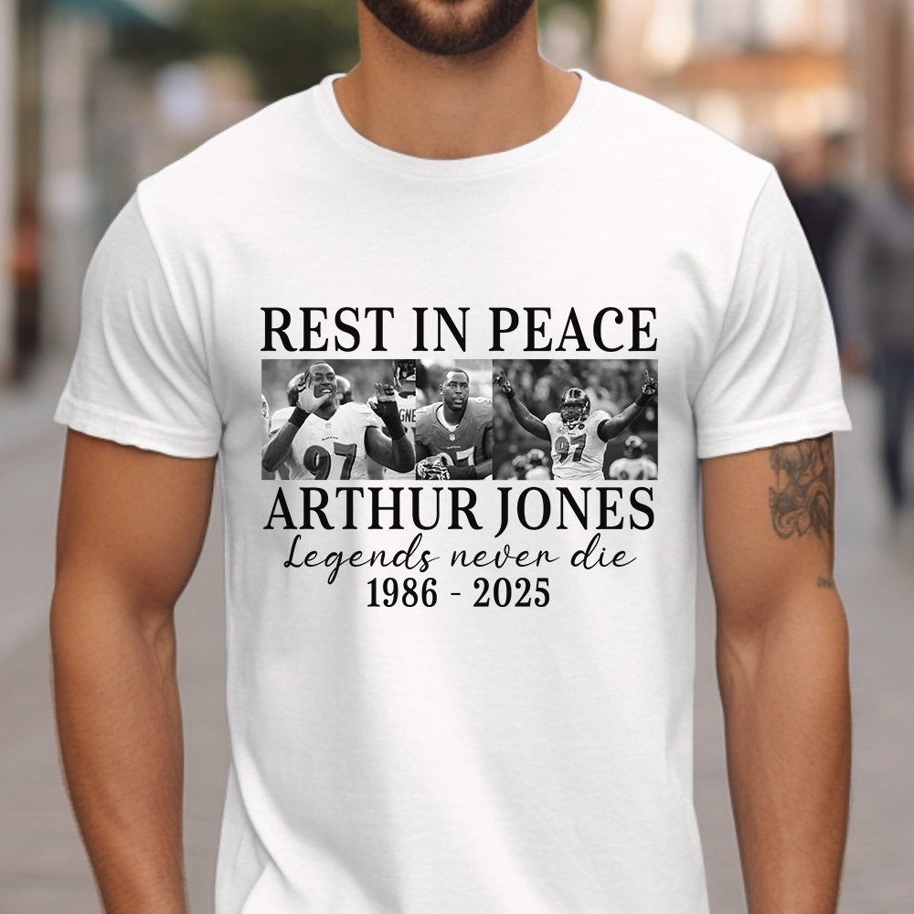 Rest In Peace - Football T-shirt And Hoodie