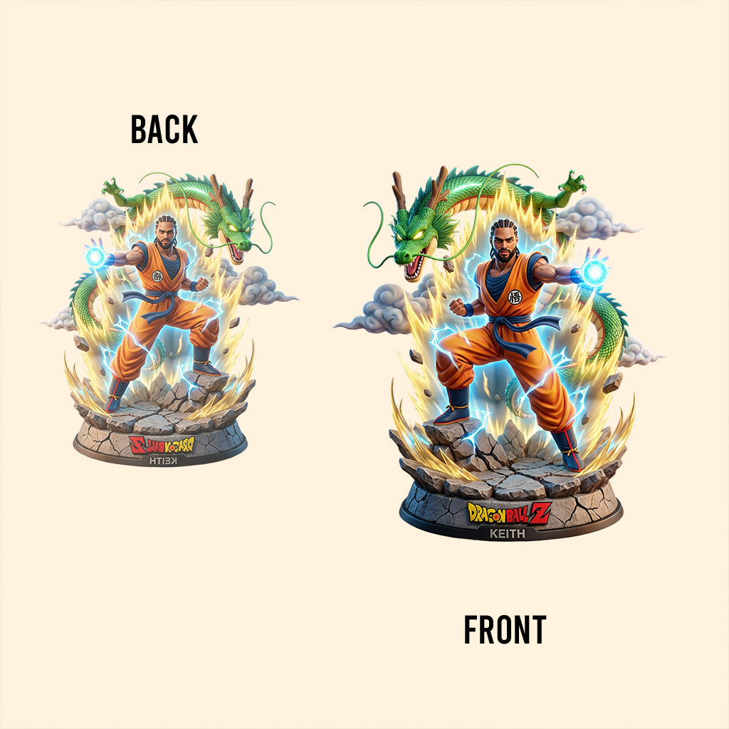 Custom Any Photo The Dragon Hero - Personalized Seven Balls Custom Shaped Acrylic Plaque