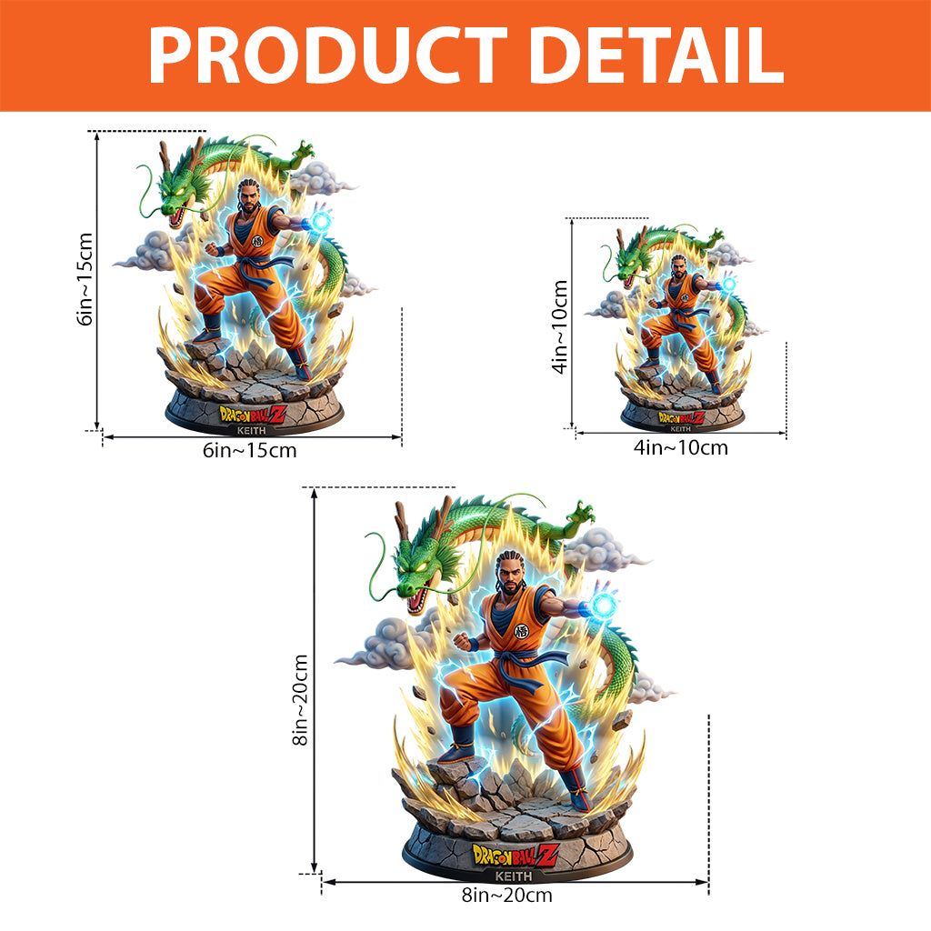 Custom Any Photo The Dragon Hero - Personalized Seven Balls Custom Shaped Acrylic Plaque