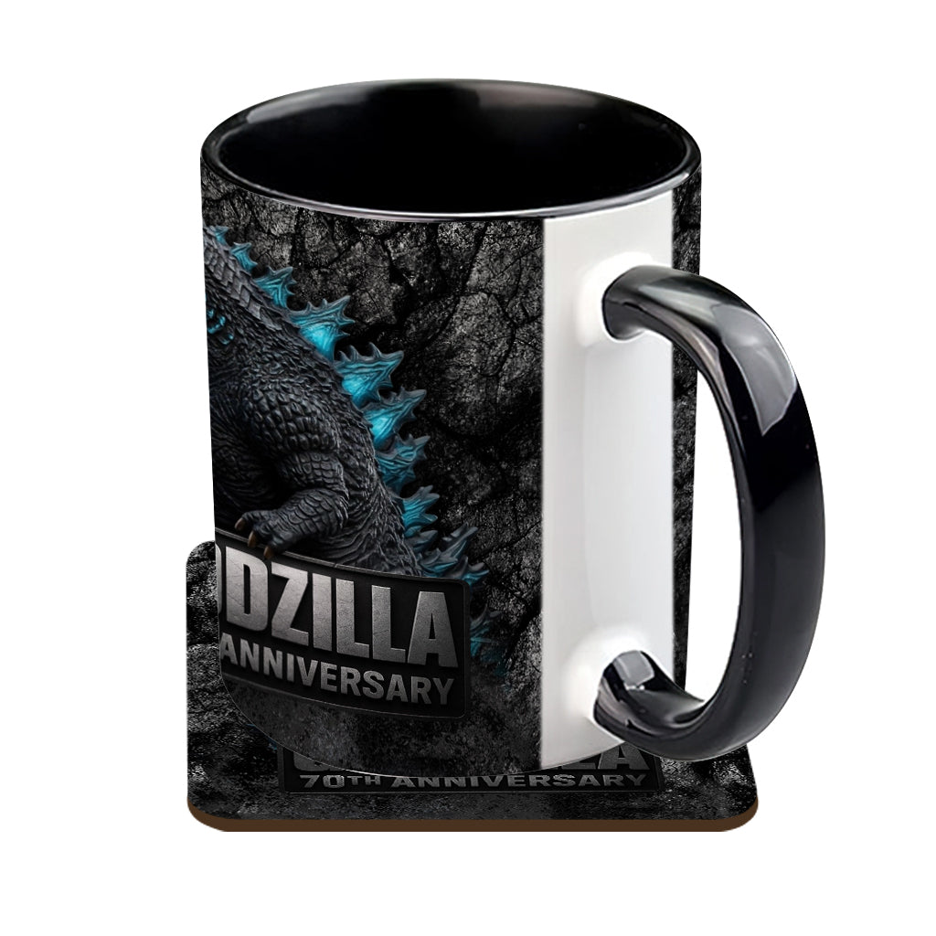 70th Anniversary - Personalized Giant Monster Accent Mug